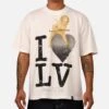 Sworn To Us I Love LV T-Shirt Eggshell
