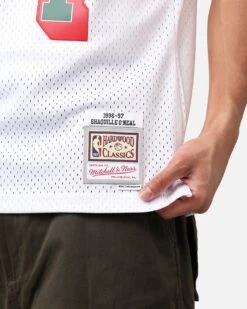 Mitchell & Ness Los Angeles Lakers Shaquille O'Neal 'Viva Mexico' '96-97 Swing Jersey White/Green -Culture Kings 02049949 YW156 mens 0070