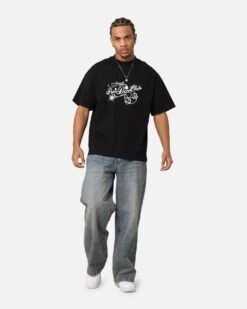 Carre Shoot Out Airbrush T-Shirt Black -Culture Kings 02050036 YB001 mens 0040