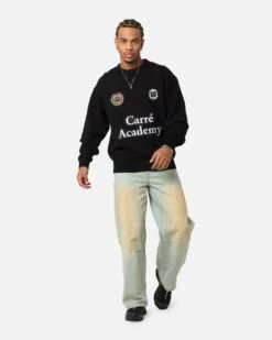 Carre Academy Knitted Sweater Black -Culture Kings 02050092 YB001 mens 0030