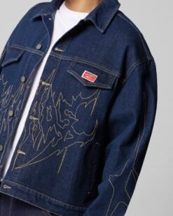 Loiter Chaos Denim Jacket Indigo -Culture Kings 02050102 YI001 mens 0070