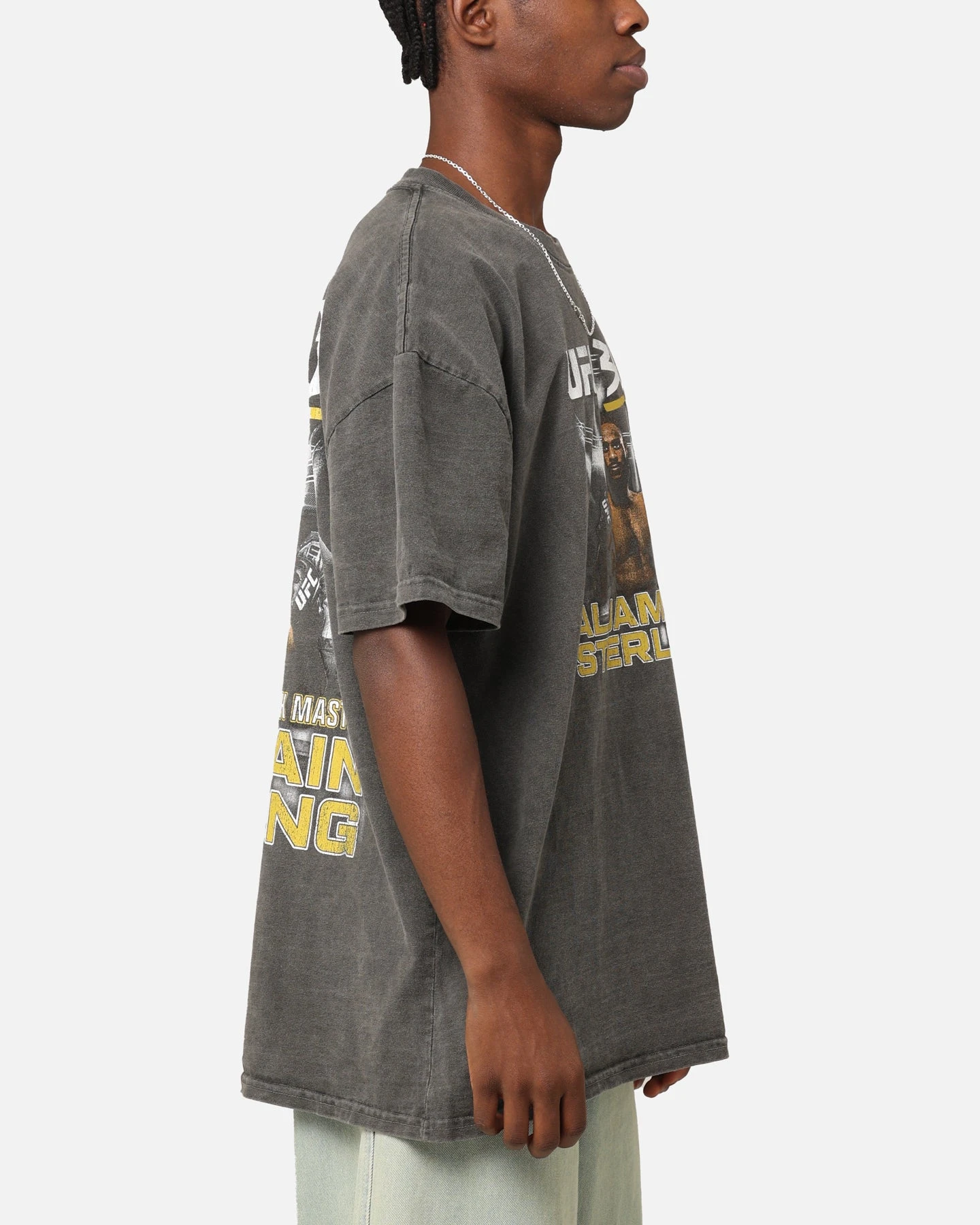 UFC By Culture Kings Aljamain Sterling 300 Heavyweight T-Shirt Black Wash 7 UFC By Culture Kings Aljamain Sterling 300 Heavyweight T-Shirt Black Wash - Image 5