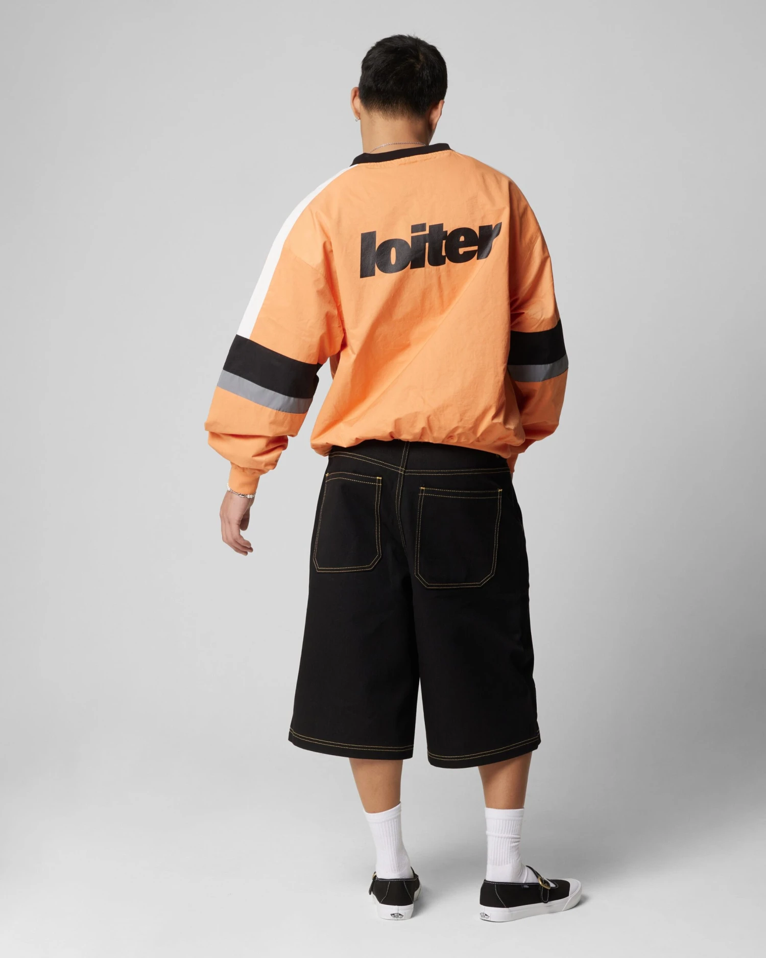 Loiter Studio Athletic Crewneck Orange 6 Loiter Studio Athletic Crewneck Orange - Image 4