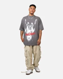 The Anti Order Dog Pound T-Shirt Washed Charcoal -Culture Kings 02050195 YC071 mens 0030