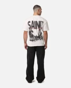 Saint Morta Chess Night T-Shirt Off White 12 Saint Morta Chess Night T-Shirt Off White -Culture Kings 02050199 YO007 mens 00040