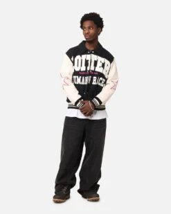 Loiter Vice City Varsity Jacket Black -Culture Kings 02050259 YB001 mens 00030