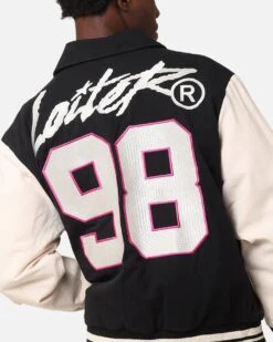Loiter Vice City Varsity Jacket Black -Culture Kings 02050259 YB001 mens 00080