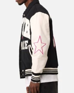 Loiter Vice City Varsity Jacket Black -Culture Kings 02050259 YB001 mens 00090
