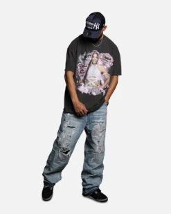 Culture Kings X WWE Bianca Belair Vintage T-Shirt Black Wash -Culture Kings 02050288 YB295 mens 0030