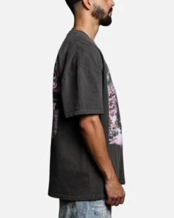 Culture Kings X WWE Bianca Belair Vintage T-Shirt Black Wash -Culture Kings 02050288 YB295 mens 0040