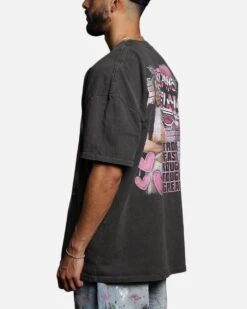 Culture Kings X WWE Bianca Belair Vintage T-Shirt Black Wash -Culture Kings 02050288 YB295 mens 0050