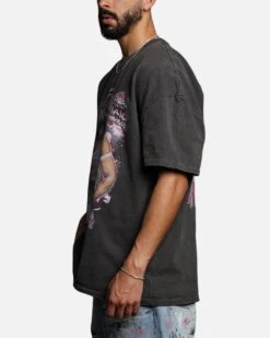 Culture Kings X WWE Bianca Belair Vintage T-Shirt Black Wash -Culture Kings 02050288 YB295 mens 0080