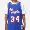 Mitchell & Ness Los Angeles Lakers Shaquille O'Neal#34 'Flags Collection' Jersey Blue 2 Mitchell & Ness Los Angeles Lakers Shaquille O'Neal#34 'Flags Collection' Jersey Blue -Culture Kings 02050333 YX001 mens 00010