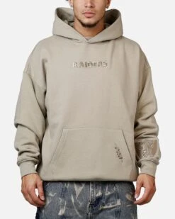 Pro Standard Las Vegas Raiders Wingspan Hoodie Taupe -Culture Kings 02050358 YT800 mens 0020