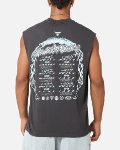 Mitchell & Ness Chicago Bulls Electric Muscle T-Shirt Faded Black -Culture Kings 02050387 YB554 mens 00020