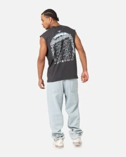 Mitchell & Ness Chicago Bulls Electric Muscle T-Shirt Faded Black -Culture Kings 02050387 YB554 mens 00040