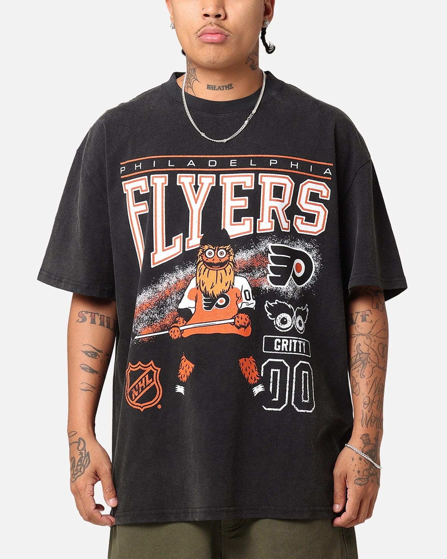 Culture Kings Philadelphia Flyers Mascot Heavy T-Shirt Vintage Black 3 Culture Kings Philadelphia Flyers Mascot Heavy T-Shirt Vintage Black
