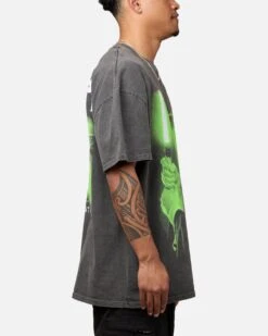 Star Wars Qui Gon Jinn Heavyweight T-Shirt Black Wash -Culture Kings 02050479 YB295 mens 0040