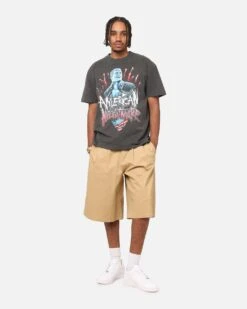 Culture Kings X WWE Cody Rhodes Heavy T-Shirt Black Wash -Culture Kings 02050488 YB295 mens 00030