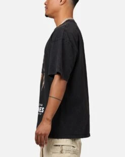 UFC By Goat Crew Jon Jones Big Face T-Shirt Black Acidwash -Culture Kings 02050506 YB017 mens 0050