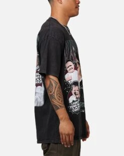 UFC By Goat Crew Hasbulla Vintage T-Shirt Black Acidwash -Culture Kings 02050520 YB017 mens 0040