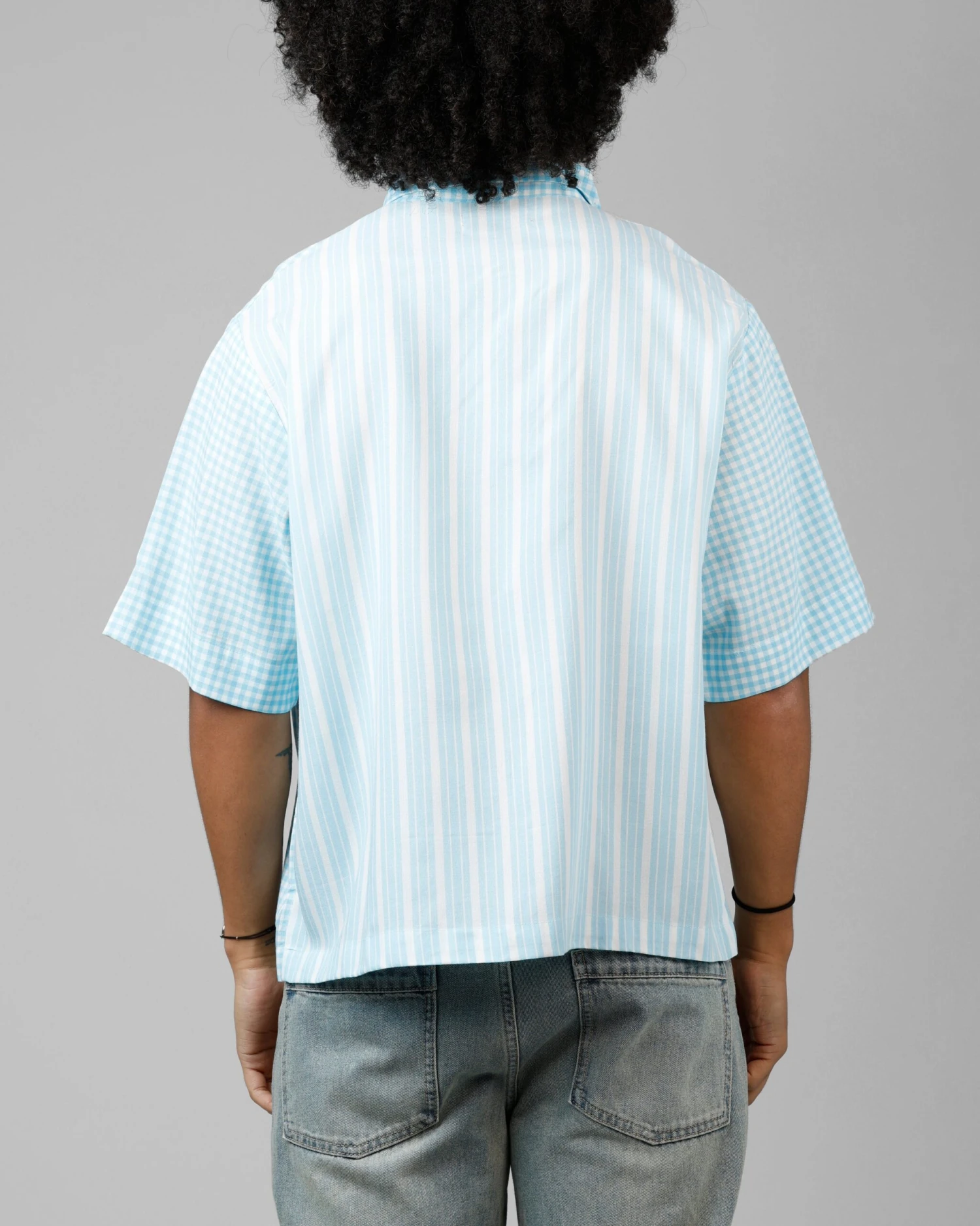 Loiter Calabasas Shirt Blue Stripe 4 Loiter Calabasas Shirt Blue Stripe - Image 2
