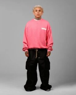 Loiter Freeway Crewneck Pink -Culture Kings 02050522 YP001 mens 0030
