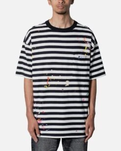 MNML Paint Splatter T-Shirt Black/White