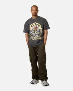 Culture Kings Boston Bruins Blades Heavyweight T-Shirt Black Wash -Culture Kings 02050584 YB295 mens 0030