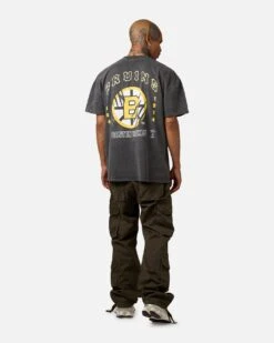 Culture Kings Boston Bruins Blades Heavyweight T-Shirt Black Wash -Culture Kings 02050584 YB295 mens 0060