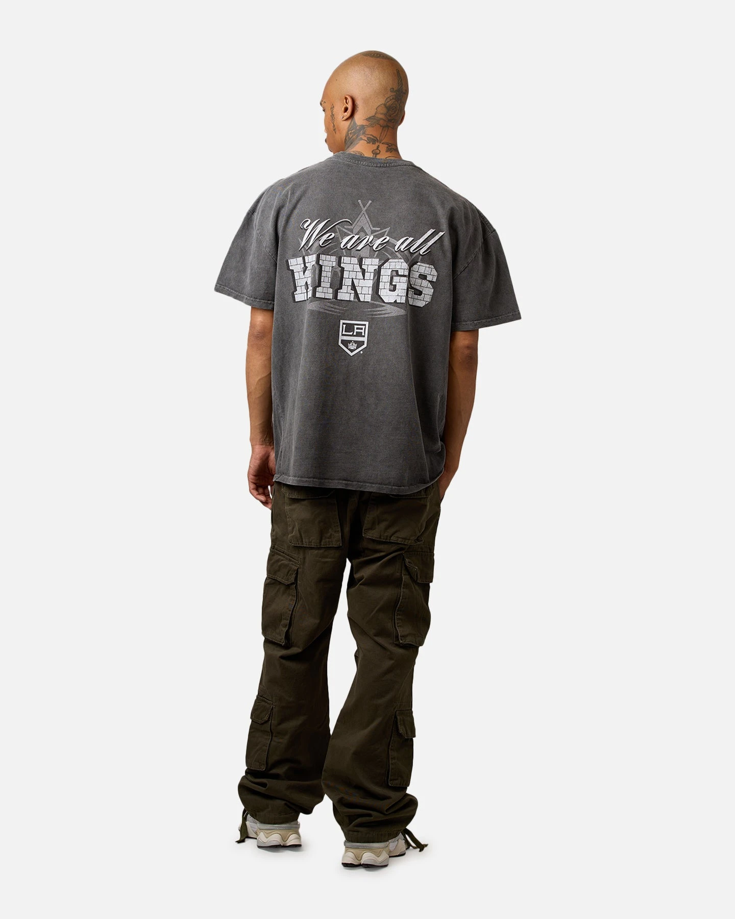 Culture Kings Los Angeles Kings Heavyweight T-Shirt Black Black Wash 8 Culture Kings Los Angeles Kings Heavyweight T-Shirt Black Black Wash - Image 6