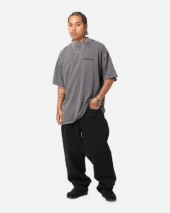 Saint Morta Ethereal T-Shirt Washed Charcoal -Culture Kings 02050609 YC071 mens 000000000000000000000000000030