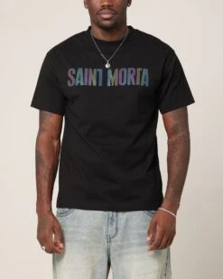 Saint Morta Lafayette V2 Ages T-Shirt Black/Iridescent