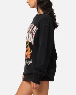 Morgan Wallen Long Live Cowgirls Crew Long Sleeve T-Shirt Washed Black 13 Morgan Wallen Long Live Cowgirls Crew Long Sleeve T-Shirt Washed Black -Culture Kings 02050667 YW607 womens 00050