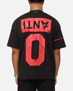 The Anti Order Azero Non Seam Oversized T-Shirt Black/Red