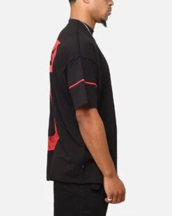 The Anti Order Azero Non Seam Oversized T-Shirt Black/Red 14 The Anti Order Azero Non Seam Oversized T-Shirt Black/Red -Culture Kings 02050737 YB004 mens 00050