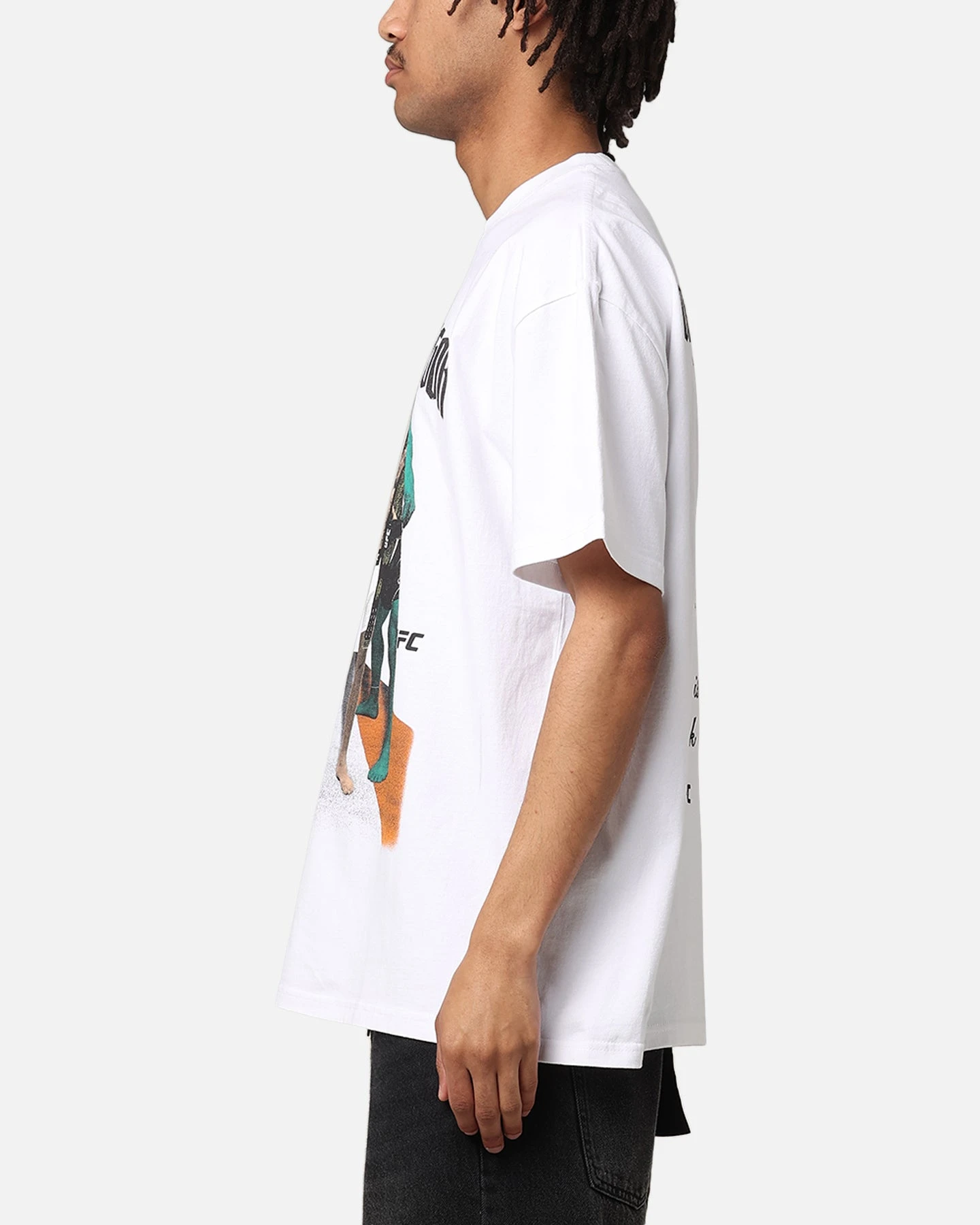 UFC By Culture Kings Conor McGregor The Notorious Heavy T-Shirt White 8 UFC By Culture Kings Conor McGregor The Notorious Heavy T-Shirt White - Image 6