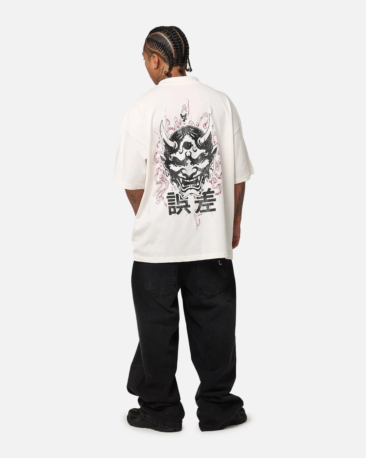 The Anti Order Oni Mockneck T-Shirt Off White 5 The Anti Order Oni Mockneck T-Shirt Off White - Image 3