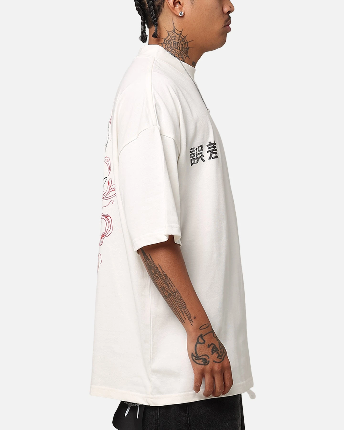 The Anti Order Oni Mockneck T-Shirt Off White 7 The Anti Order Oni Mockneck T-Shirt Off White - Image 5