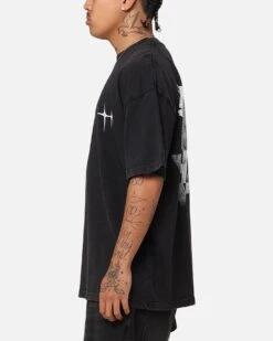 The Anti Order Pegasus Lost T-Shirt Black Acidwash -Culture Kings 02050774 YB017 mens 0060