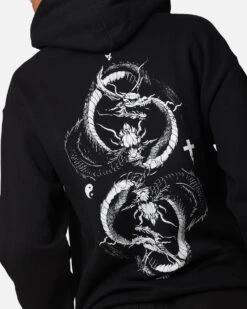 The Anti Order Double Dragon Hoodie Black/White 15 The Anti Order Double Dragon Hoodie Black/White -Culture Kings 02050854 YB012 womens 00070