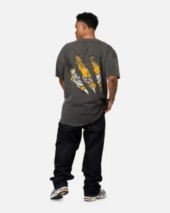 Vintage Goat Crew X Garfield Smiling Cat Heavyweight T-Shirt Vintage Black Wash -Culture Kings 02050905 YB295 mens 0060 f2a50574 cc5d 4295 8442 658ea75aaed0