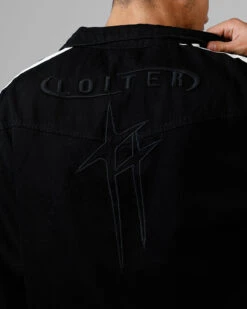 Loiter Track Star Denim Jacket Black 15 Loiter Track Star Denim Jacket Black -Culture Kings 02050916 YB001 mens 0070