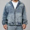 Loiter Track Star Denim Jacket Blue Wash -Culture Kings 02050916 YX112 mens 0020