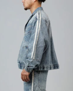 Loiter Track Star Denim Jacket Blue Wash -Culture Kings 02050916 YX112 mens 0050