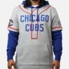 '47 BRAND 47 Brand Chicago Cubs Game Hoodie Grey/Blue -Culture Kings 02050918 YQ043 mens 0010