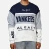 '47 BRAND 47 Brand New York Yankees On Five Crewneck Navy/Grey -Culture Kings 02050928 YN242 mens 0010