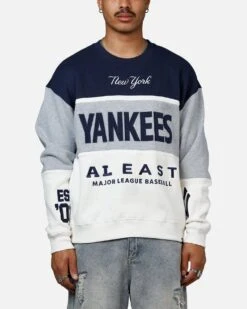 '47 BRAND 47 Brand New York Yankees On Five Crewneck Navy/Grey
