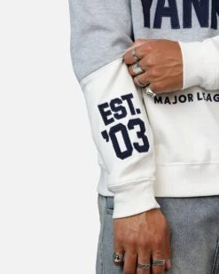 '47 BRAND 47 Brand New York Yankees On Five Crewneck Navy/Grey -Culture Kings 02050928 YN242 mens 0060