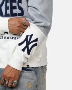 '47 BRAND 47 Brand New York Yankees On Five Crewneck Navy/Grey -Culture Kings 02050928 YN242 mens 0070